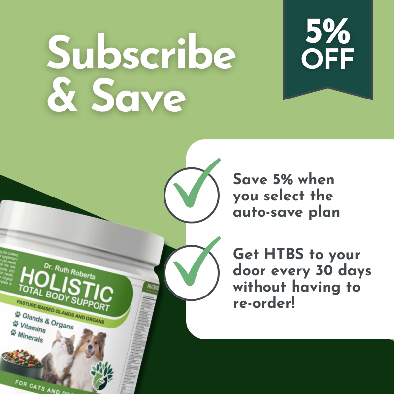Holistic Total Body Support – Multivitamin for Dogs & Cats