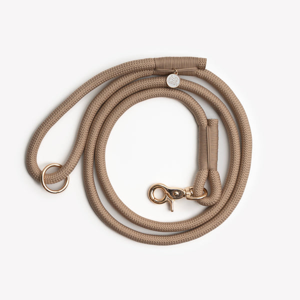 'Sand' - Braided Rope Leash