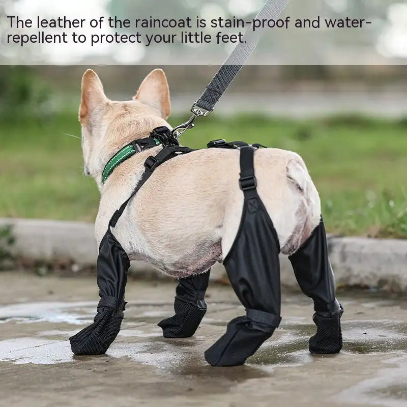 Waterproof Adjustable Dog Shoes – Breathable Outdoor Paws Protector