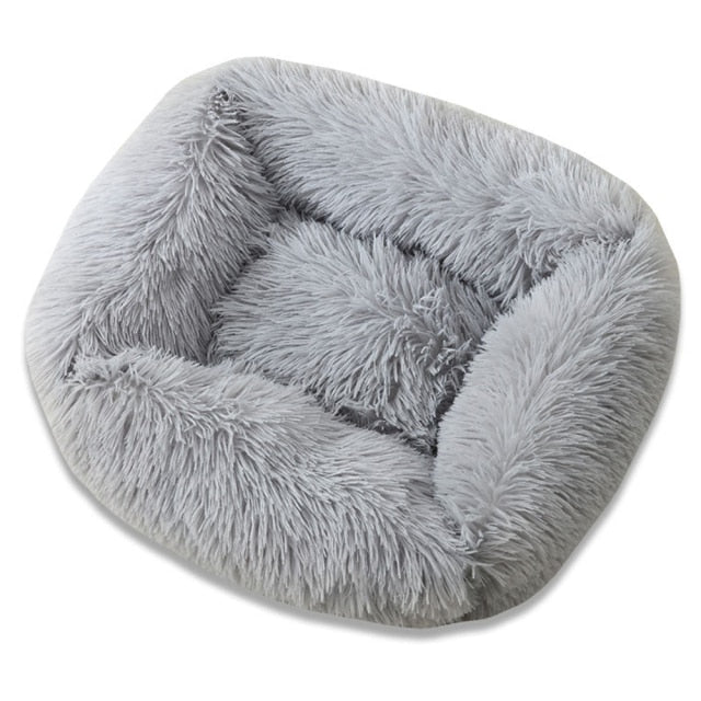 Plush Square Pet Bed