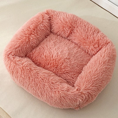Plush Square Pet Bed