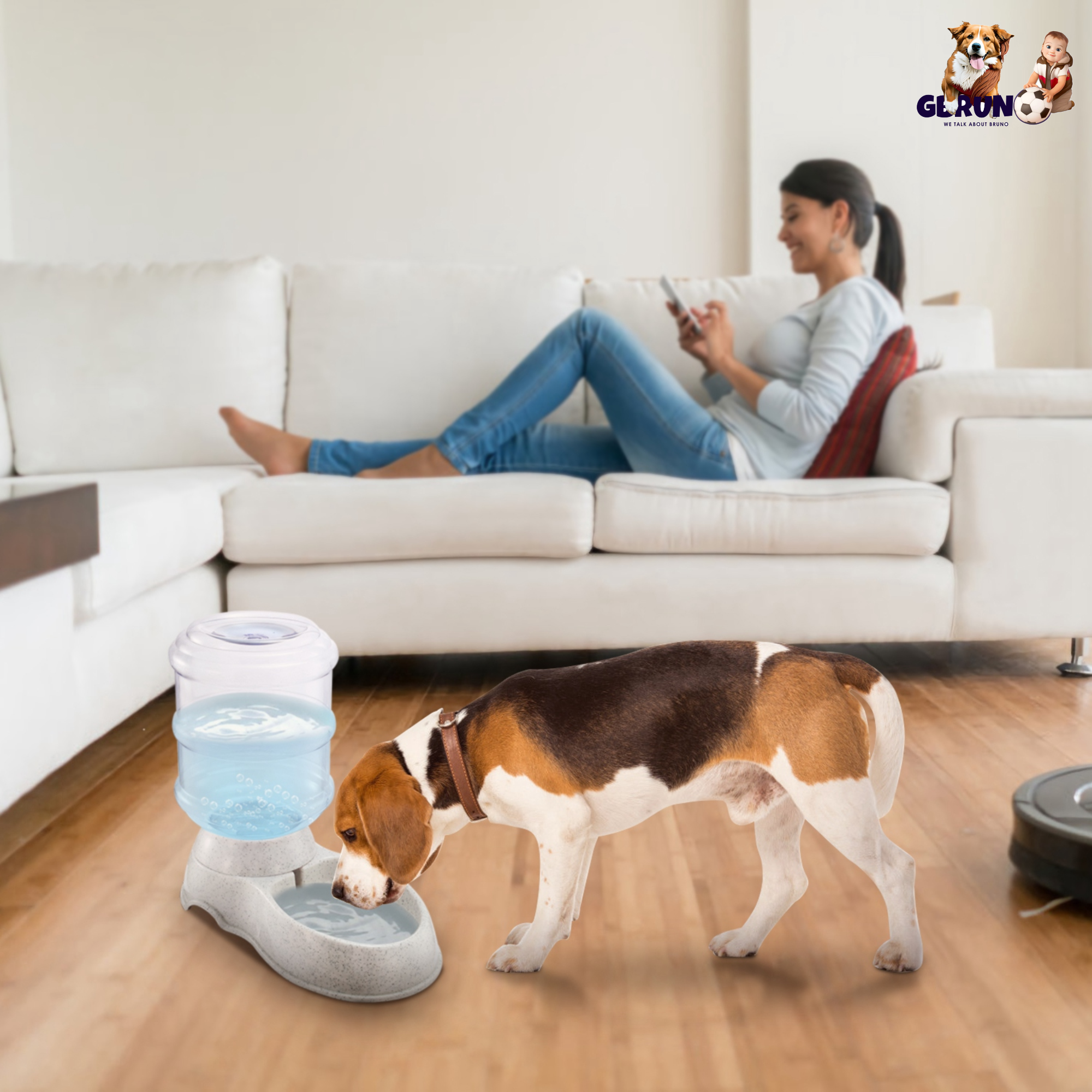 3.5L/1Gal Pet Water Dispenser