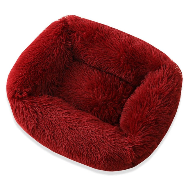 Plush Square Pet Bed