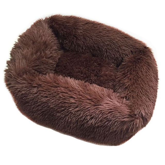 Plush Square Pet Bed