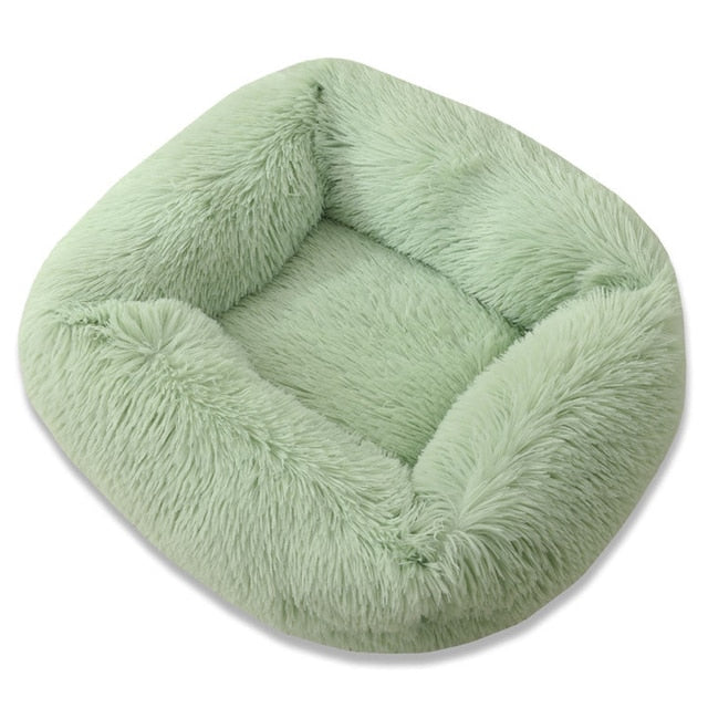 Plush Square Pet Bed