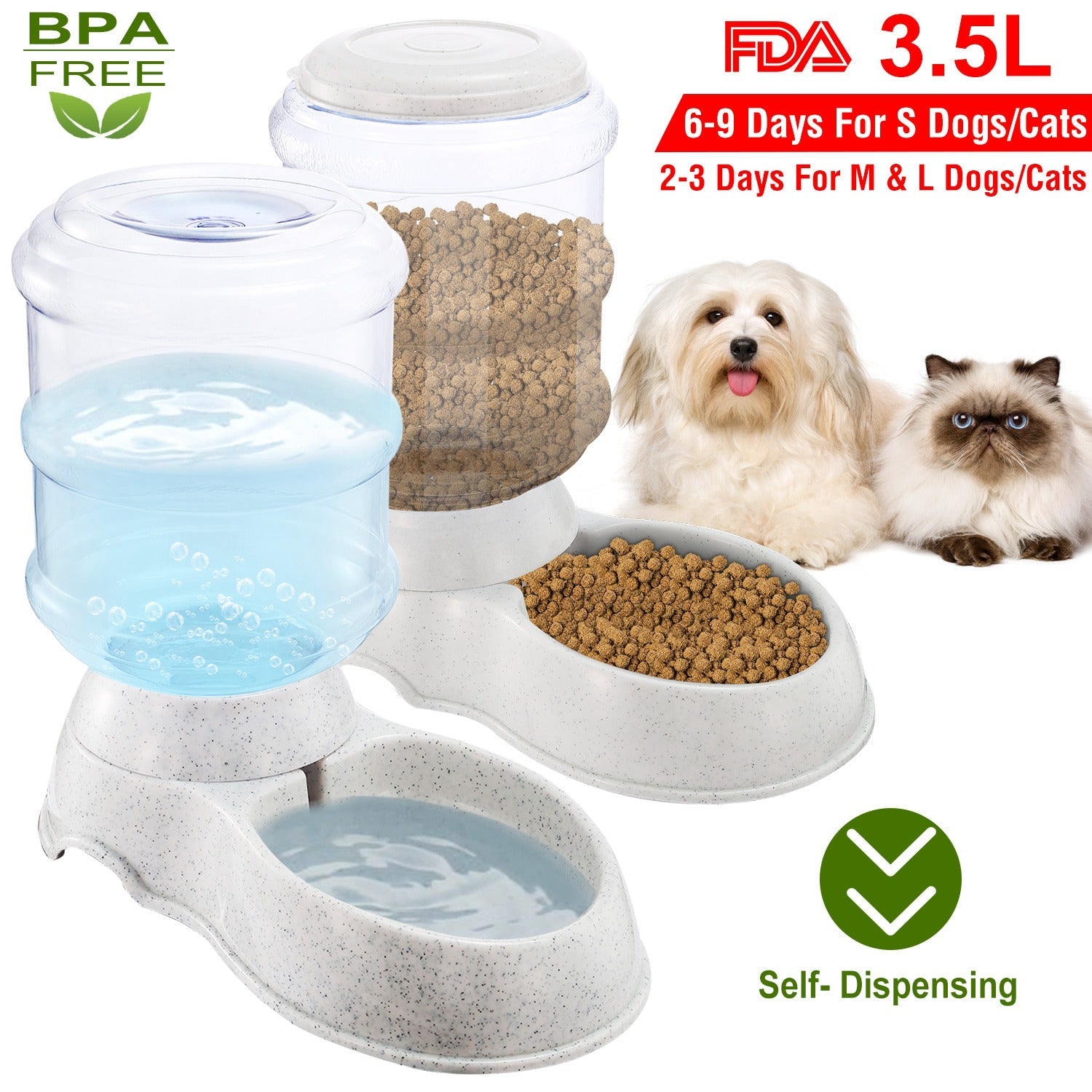3.5L/1Gal Pet Water Dispenser