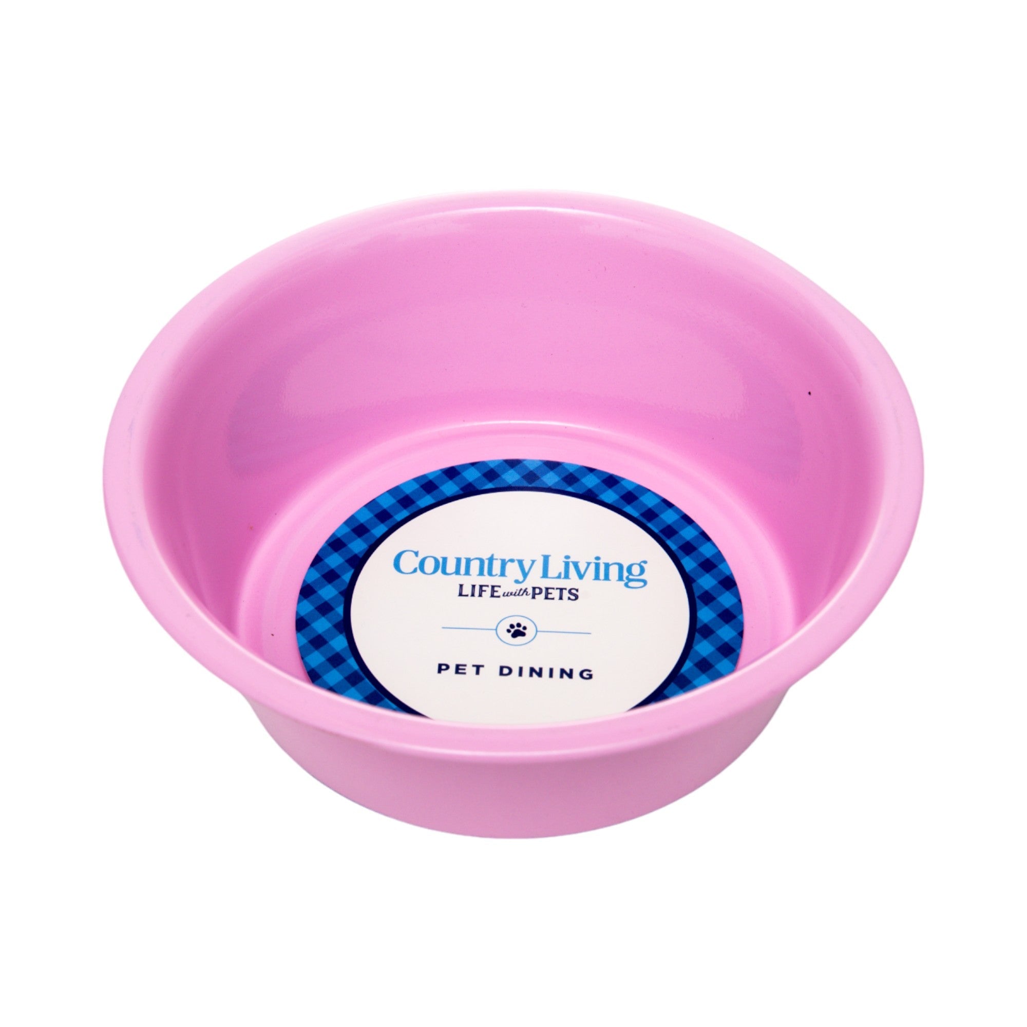 Country Living Set of 2 Heavy Stainless Steel Dog Bowls