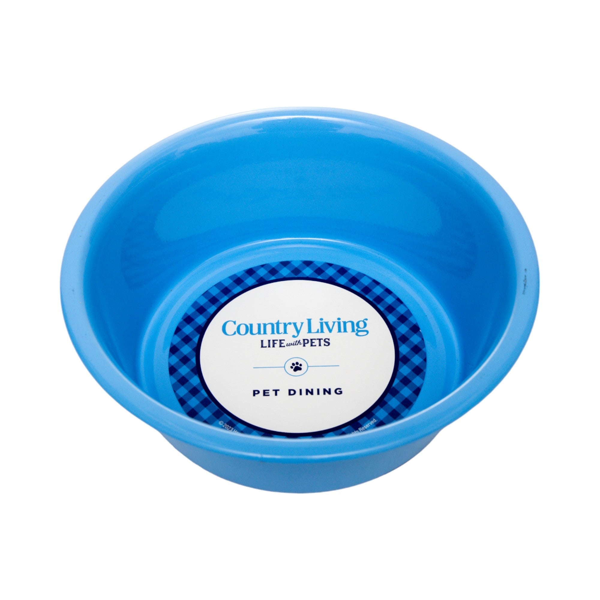 Country Living Set of 2 Heavy Stainless Steel Dog Bowls