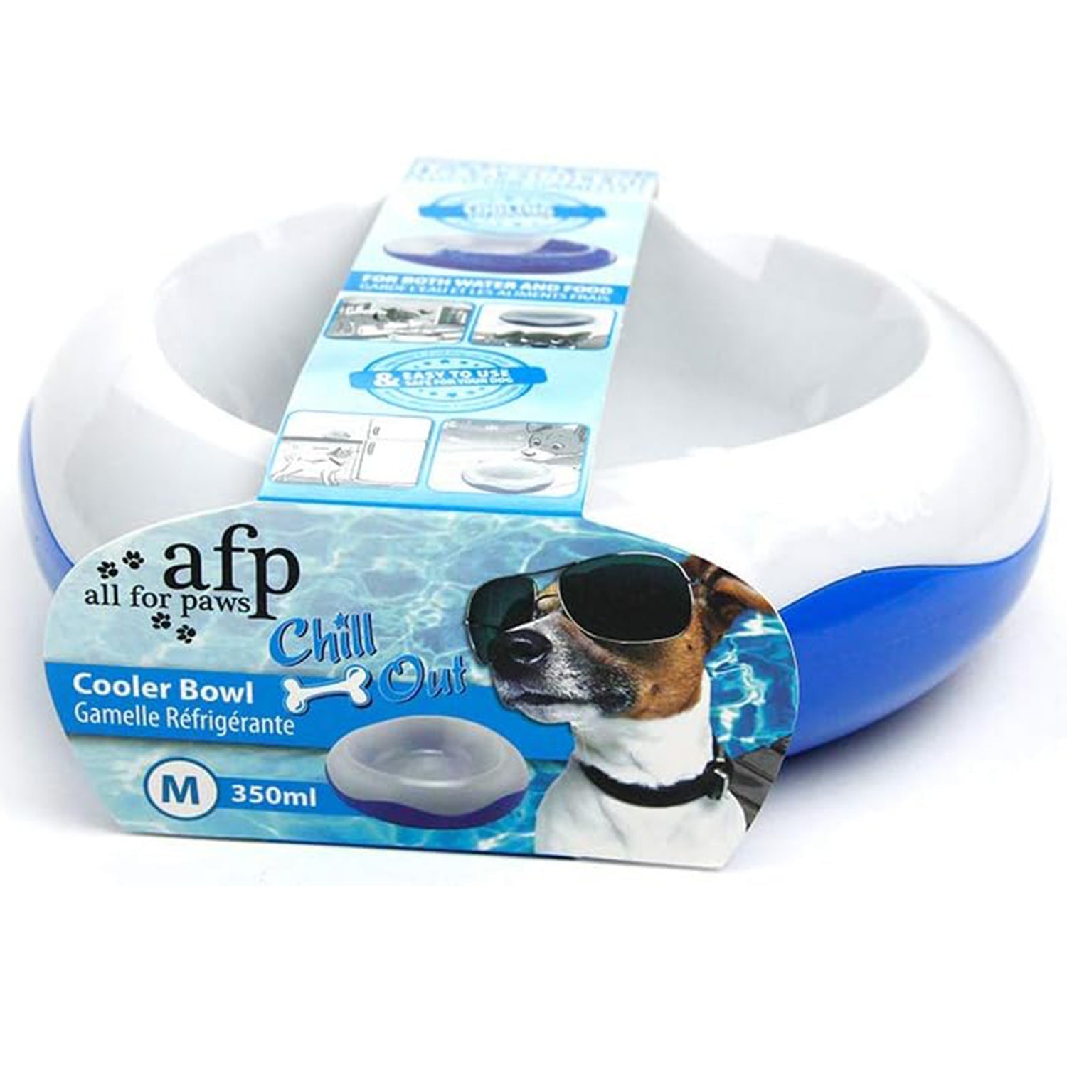 Chill Out Dog Cooler Bowl Keeps Water Fresh