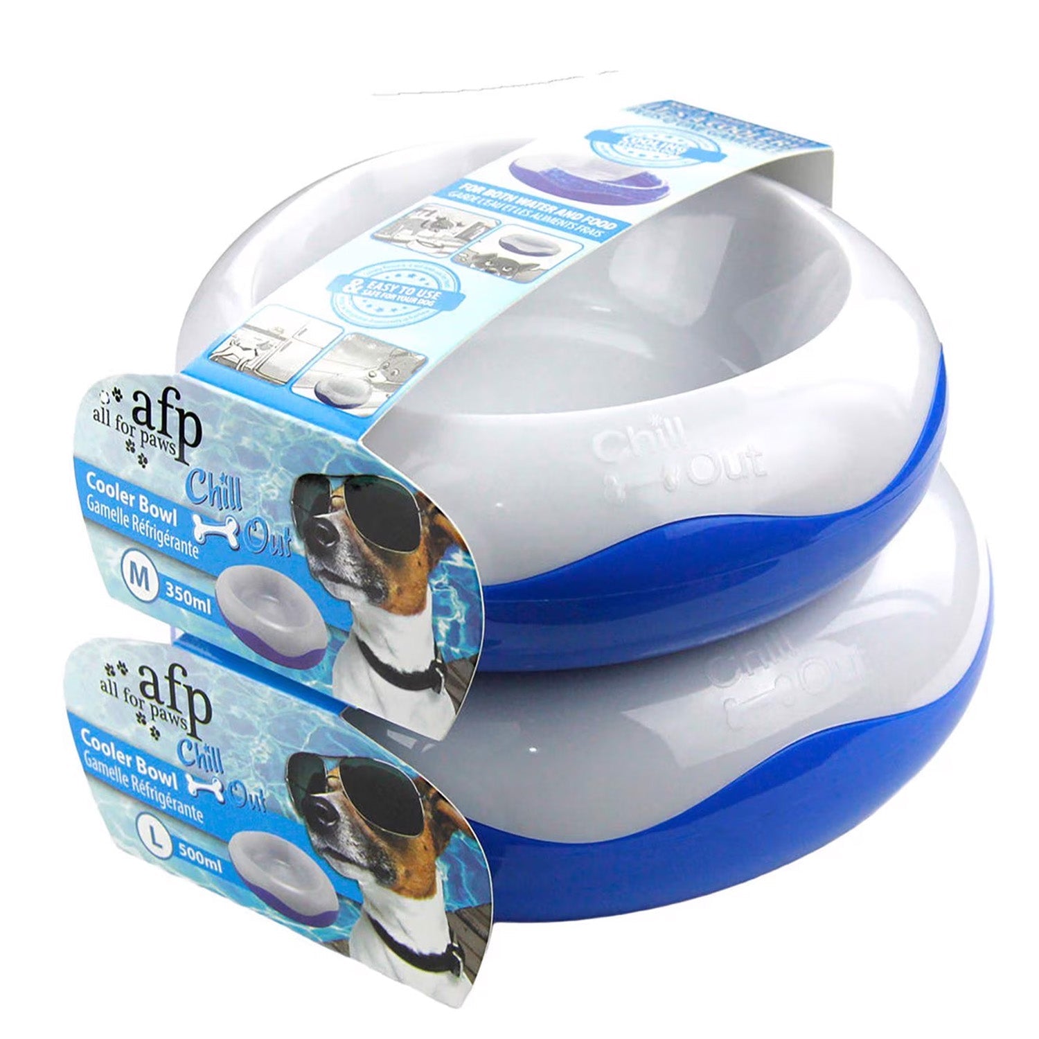 Chill Out Dog Cooler Bowl Keeps Water Fresh
