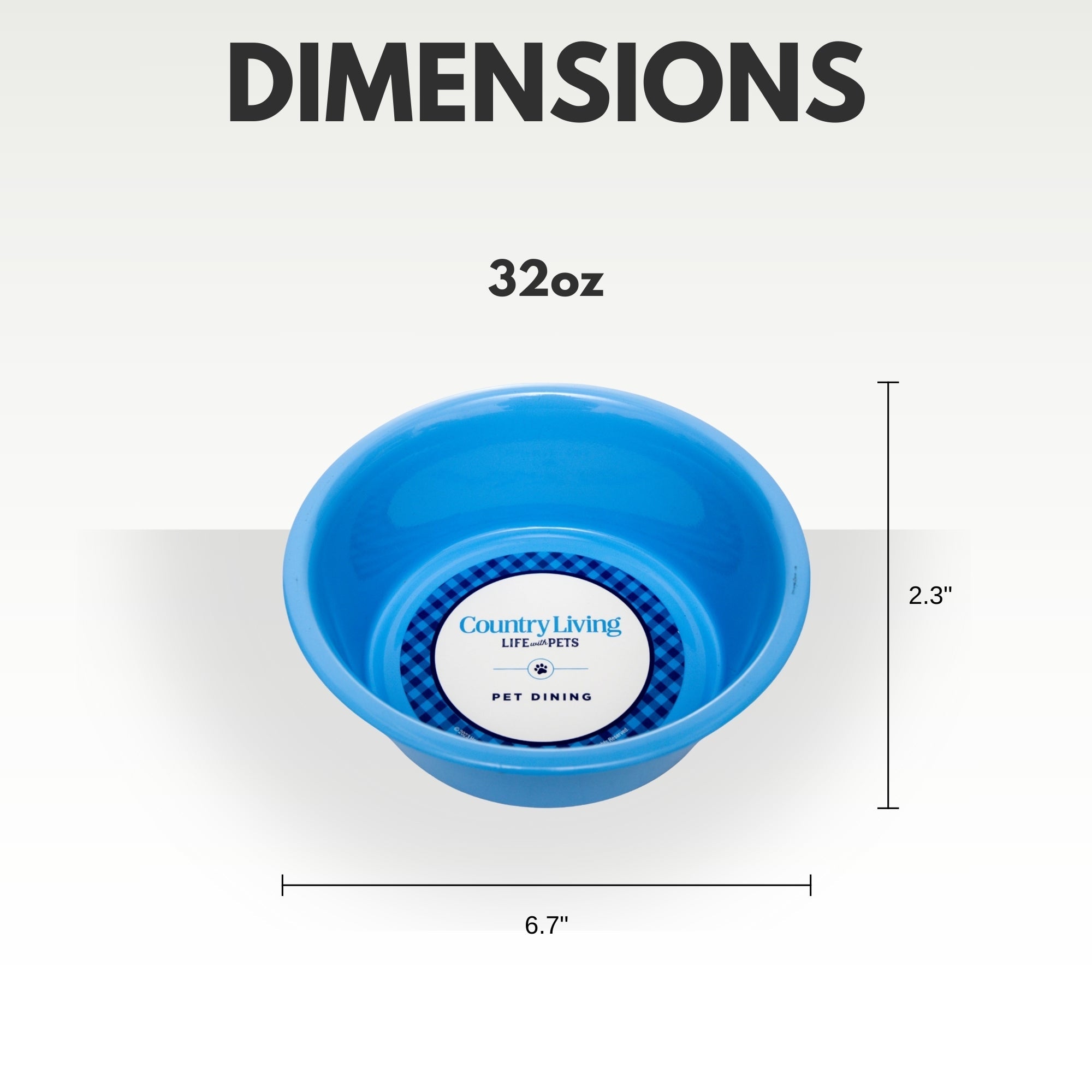 Country Living Set of 2 Heavy Stainless Steel Dog Bowls