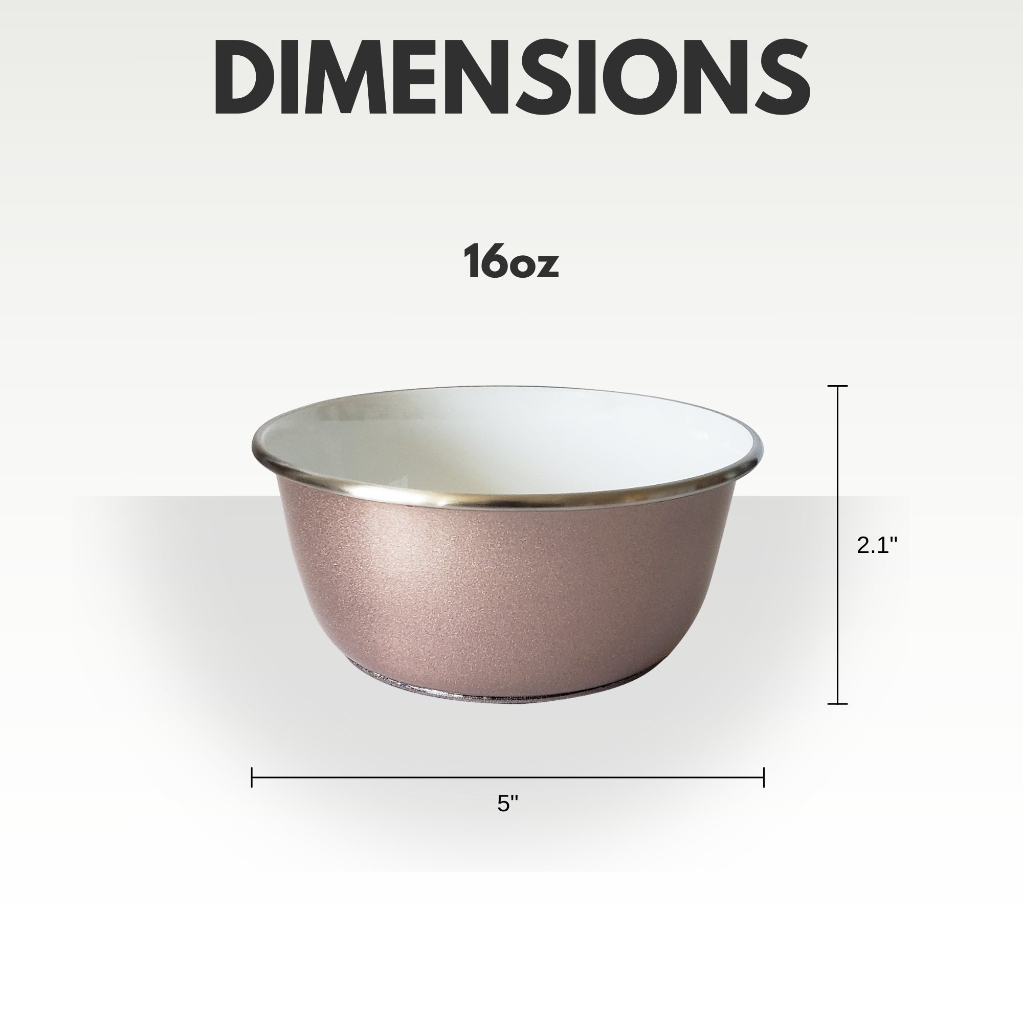 Rose Gold Stainless Steel Dog Bowl with Paw Print