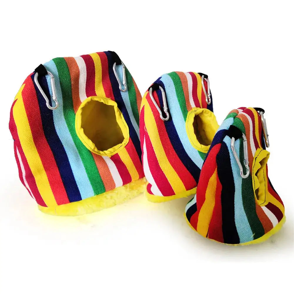 Pet Bird Supplies Round Warm Nest for Birds Parrot Birdhouse Cotton Hammock Bird Cages Parakeet Budgie Hut Tent Bed Hanging Cave