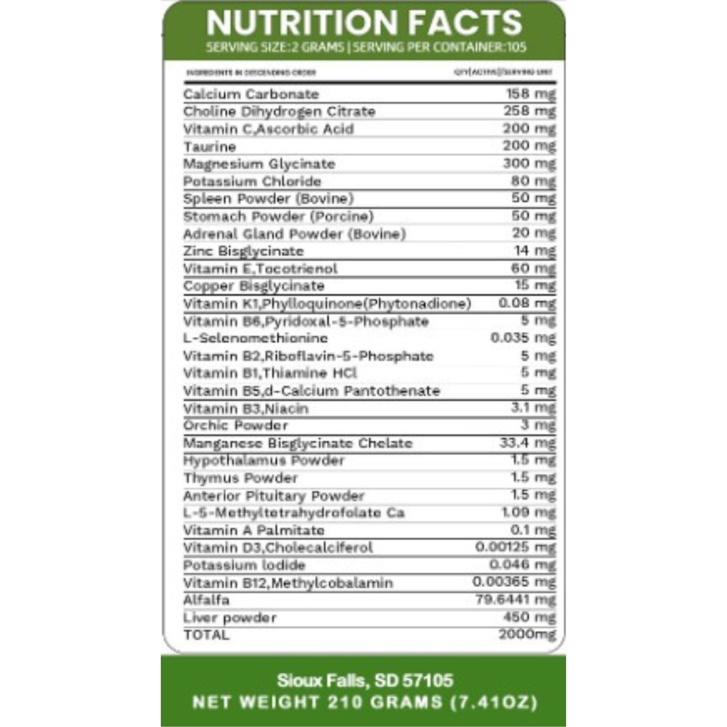 Holistic Total Body Support – Multivitamin for Dogs & Cats