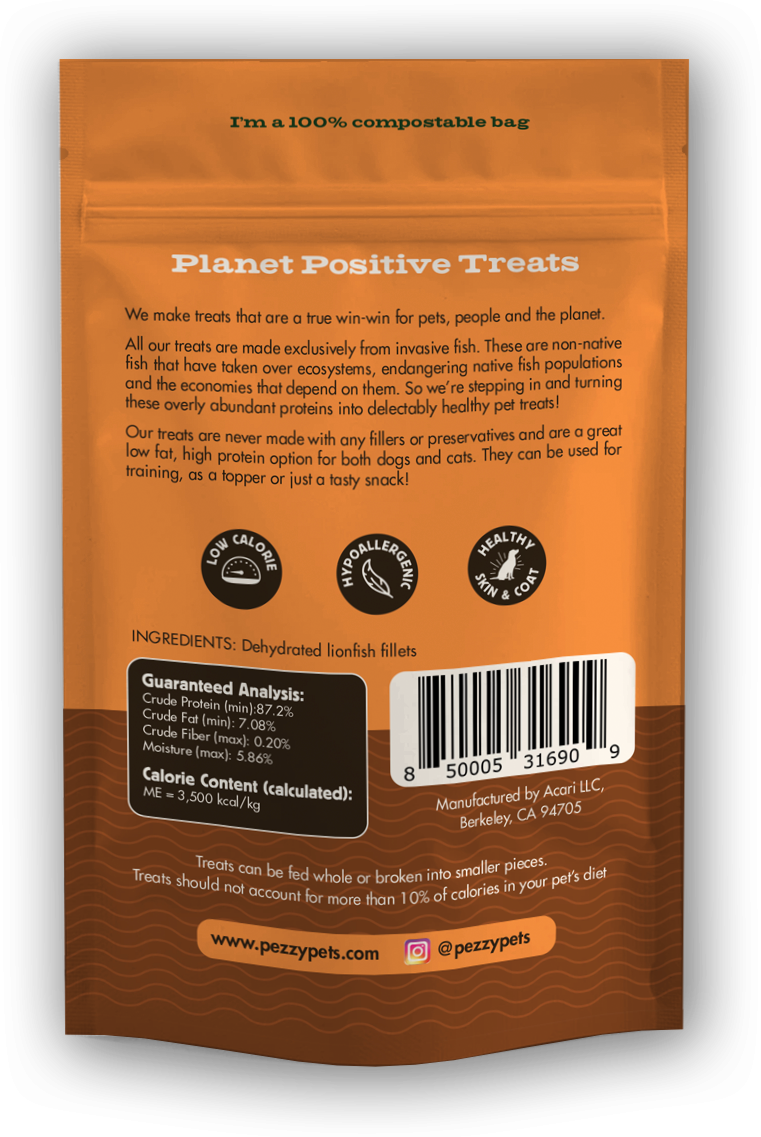 Pets Lionfish Single-Ingredient Dog Treats