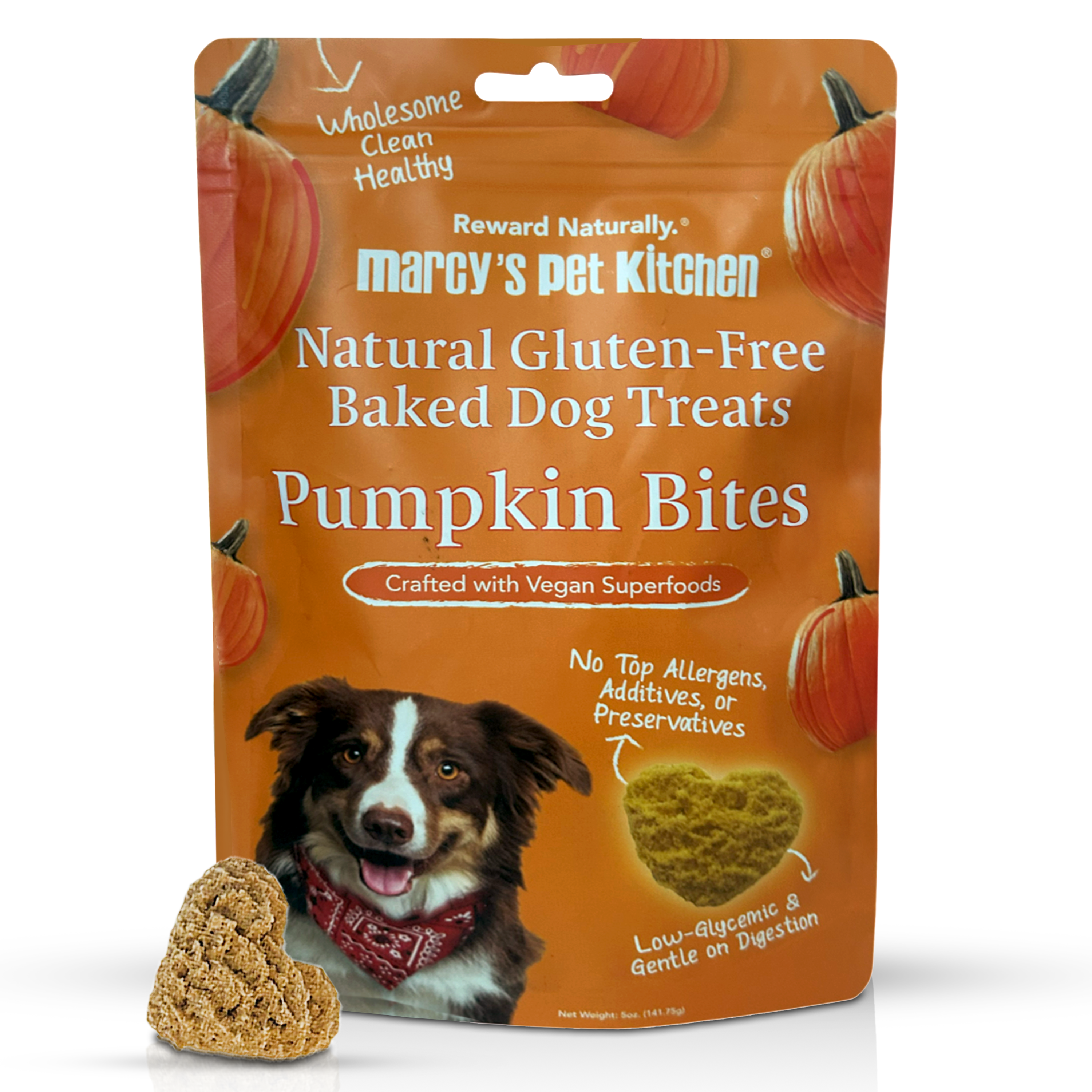 Pet Kitchen Vegan Pumpkin Dog Biscuits
