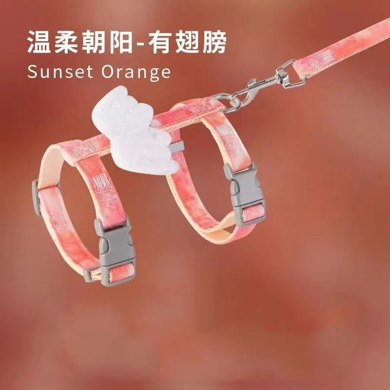 Cat Harness Wings – Adjustable Harness & Leash Set for Small Dogs & Cats