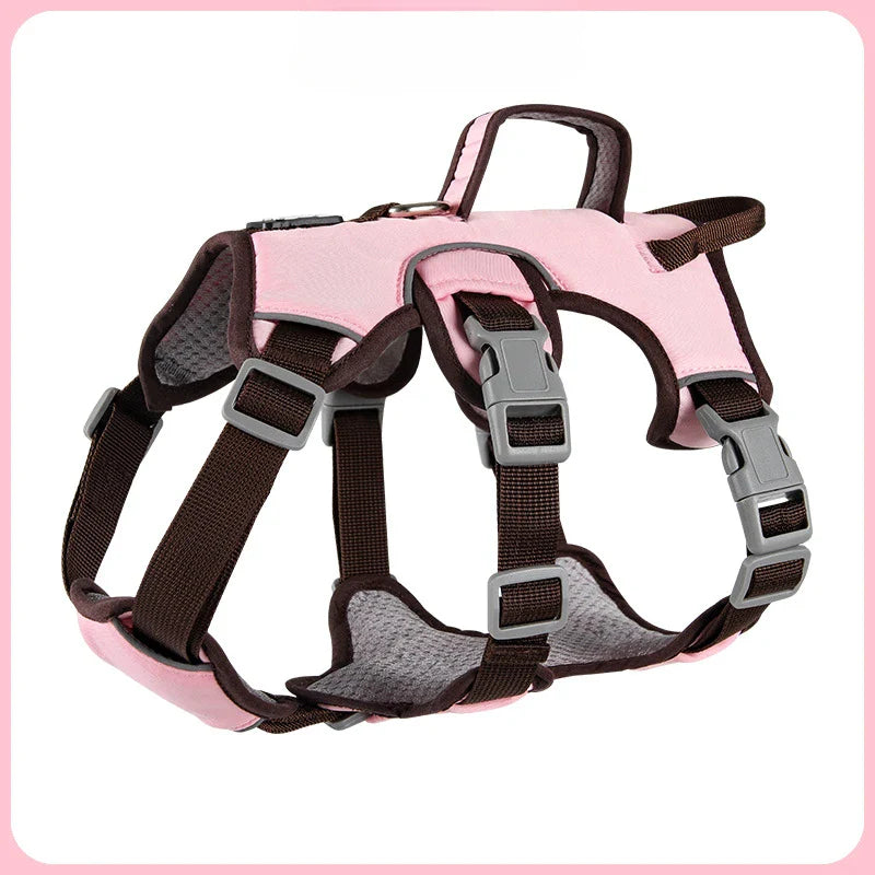 Durable Reflective Dog Vest Harness – Explosion-Proof for Big Dogs