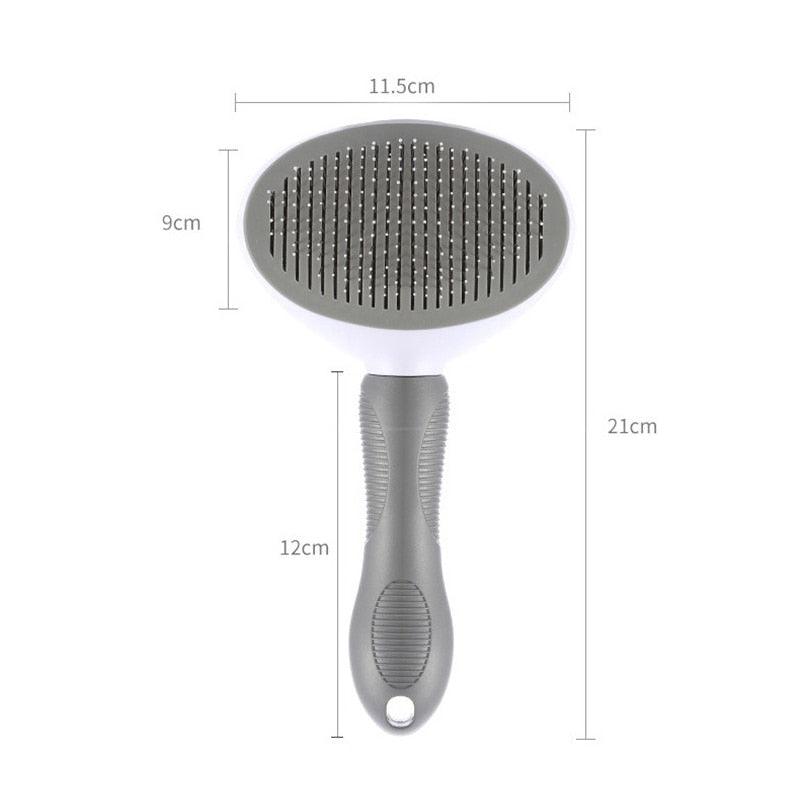 Pet Hair Remover Self-Cleaning Dog & Cat Brush