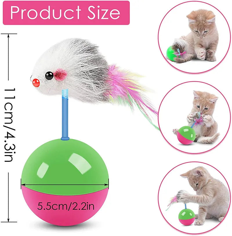 Cat Toys Set – Mouse & Teasing Interactive Pet Toys