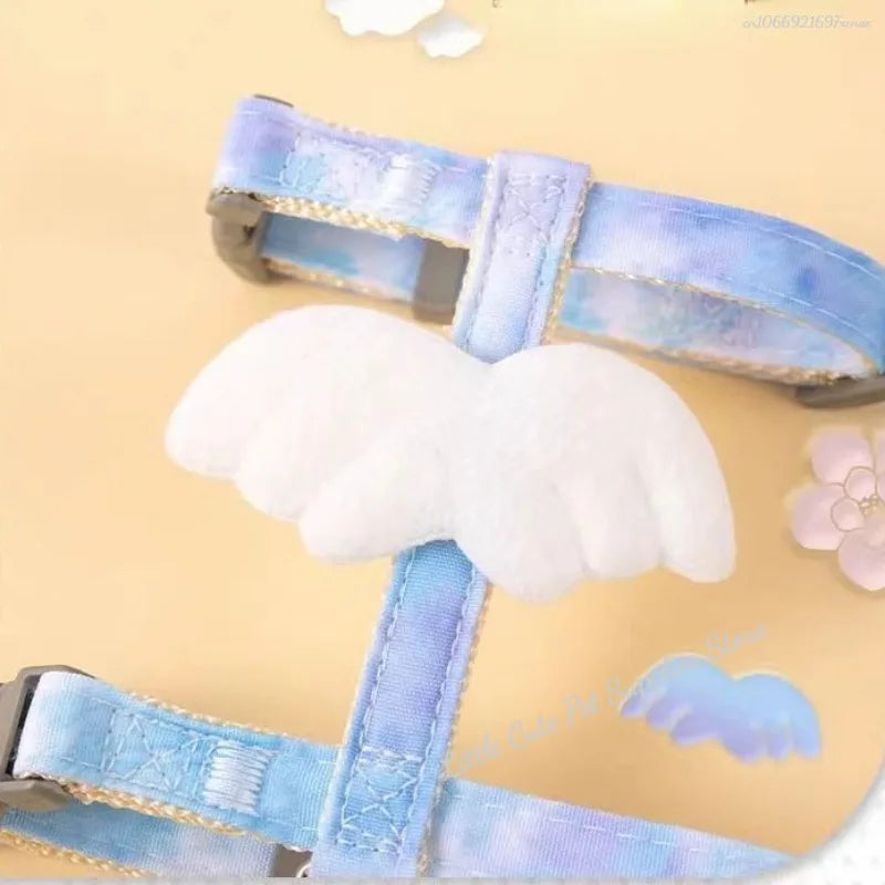 Cat Harness Wings – Adjustable Harness & Leash Set for Small Dogs & Cats