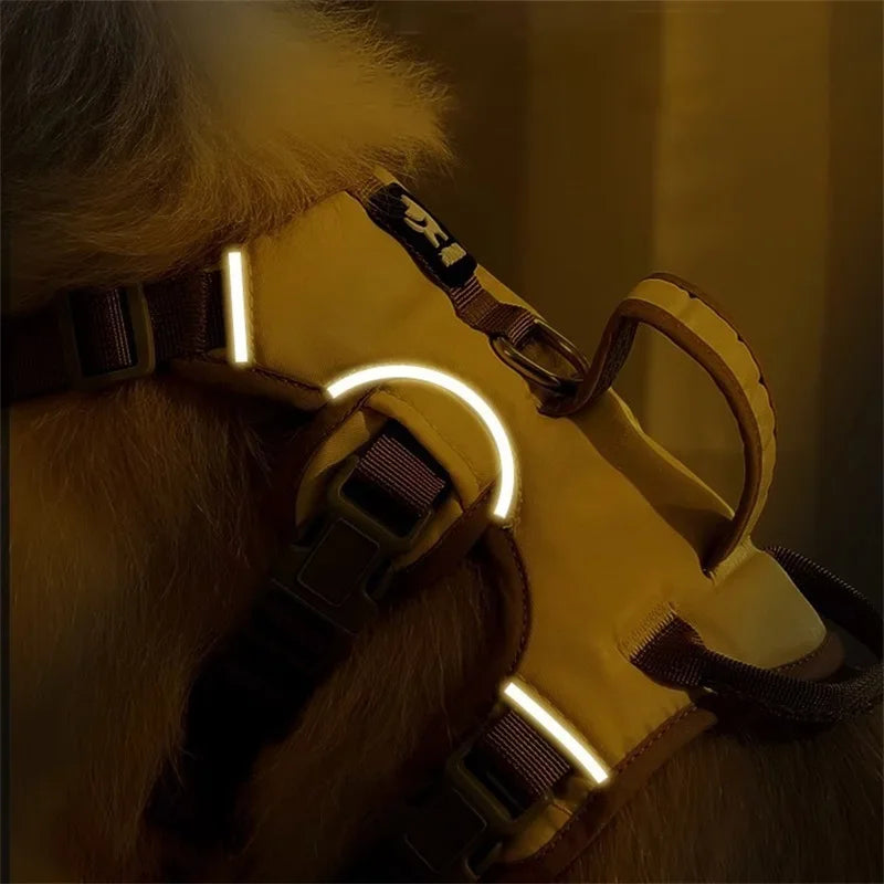 Durable Reflective Dog Vest Harness – Explosion-Proof for Big Dogs