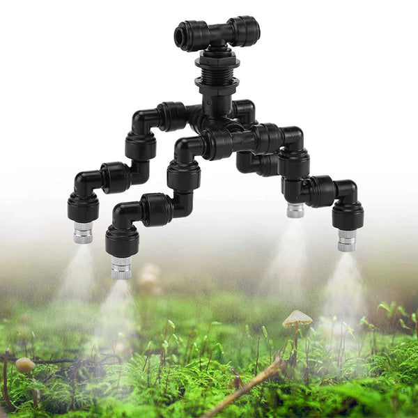 360° Adjustable Reptile Misting Nozzle – High-Pressure Fogger for Terrariums, Greenhouses, and Rainforest Enclosures
