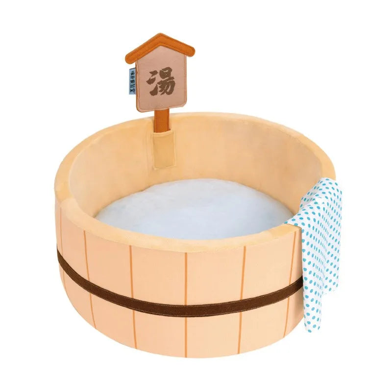 Japanese Hot Spring Pet Bed 45x45x20cm