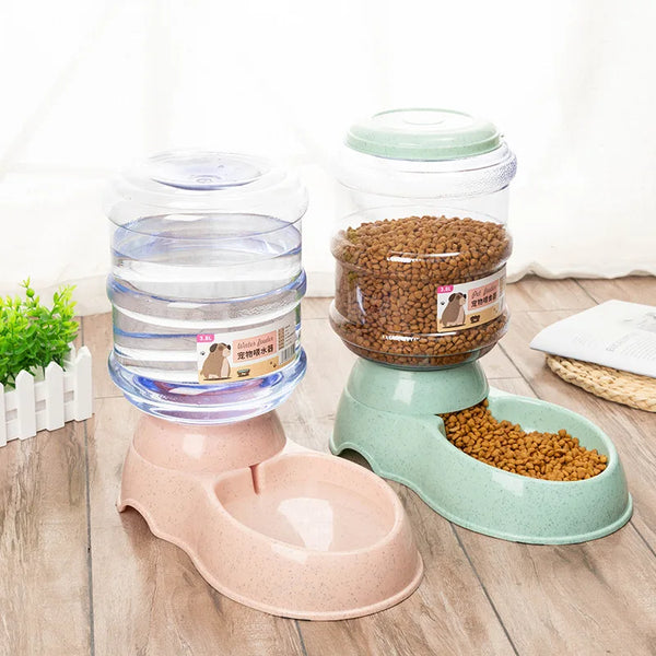 Large Capacity Automatic Pet Feeder and Water Bowl
