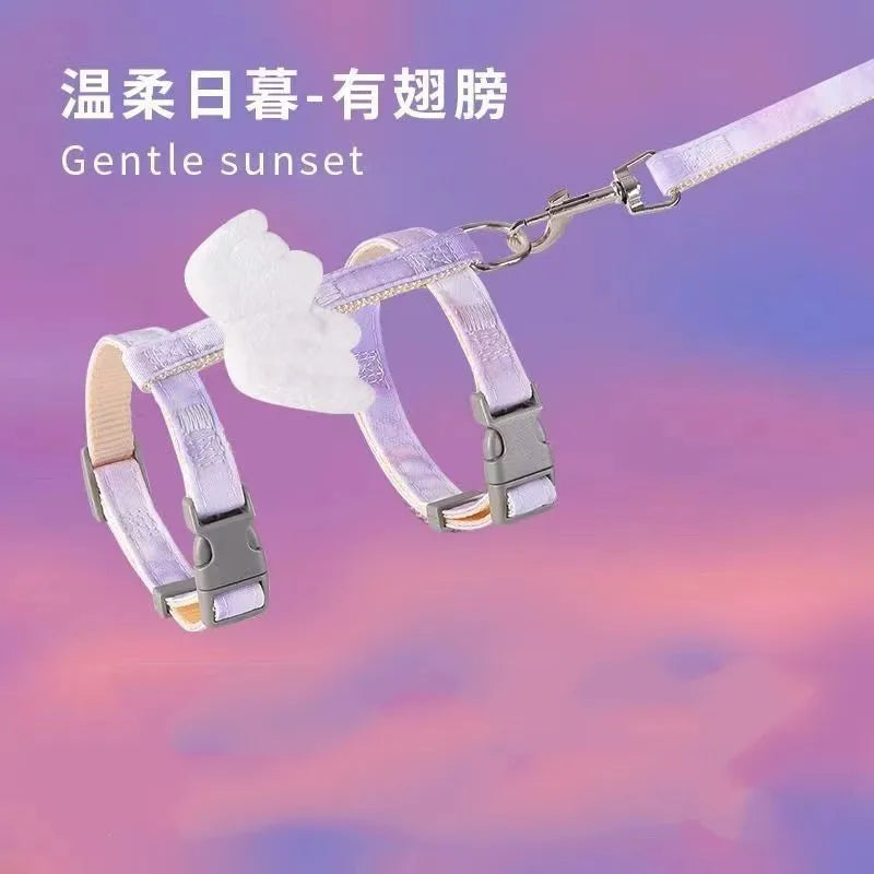 Cat Harness Wings – Adjustable Harness & Leash Set for Small Dogs & Cats