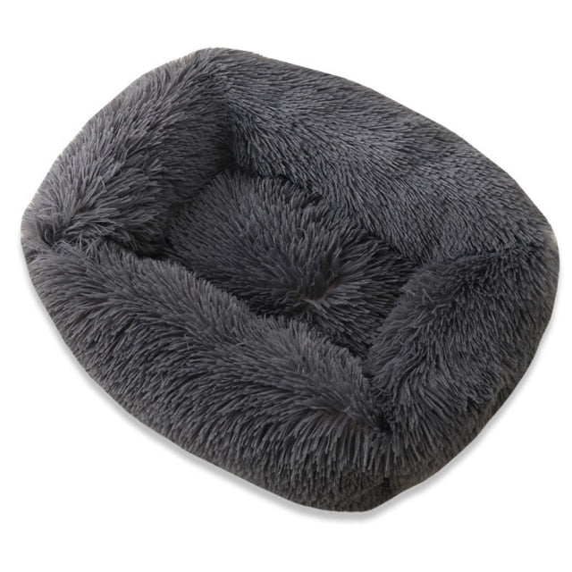Plush Square Pet Bed