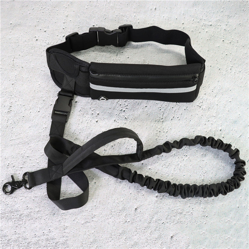 Hands-Free Dog Leash and Training Belt with Bungee