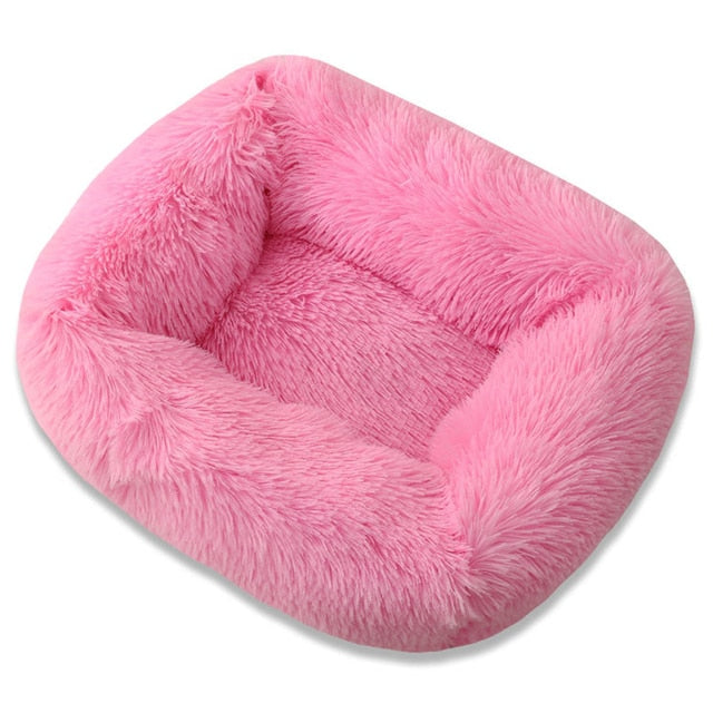 Plush Square Pet Bed
