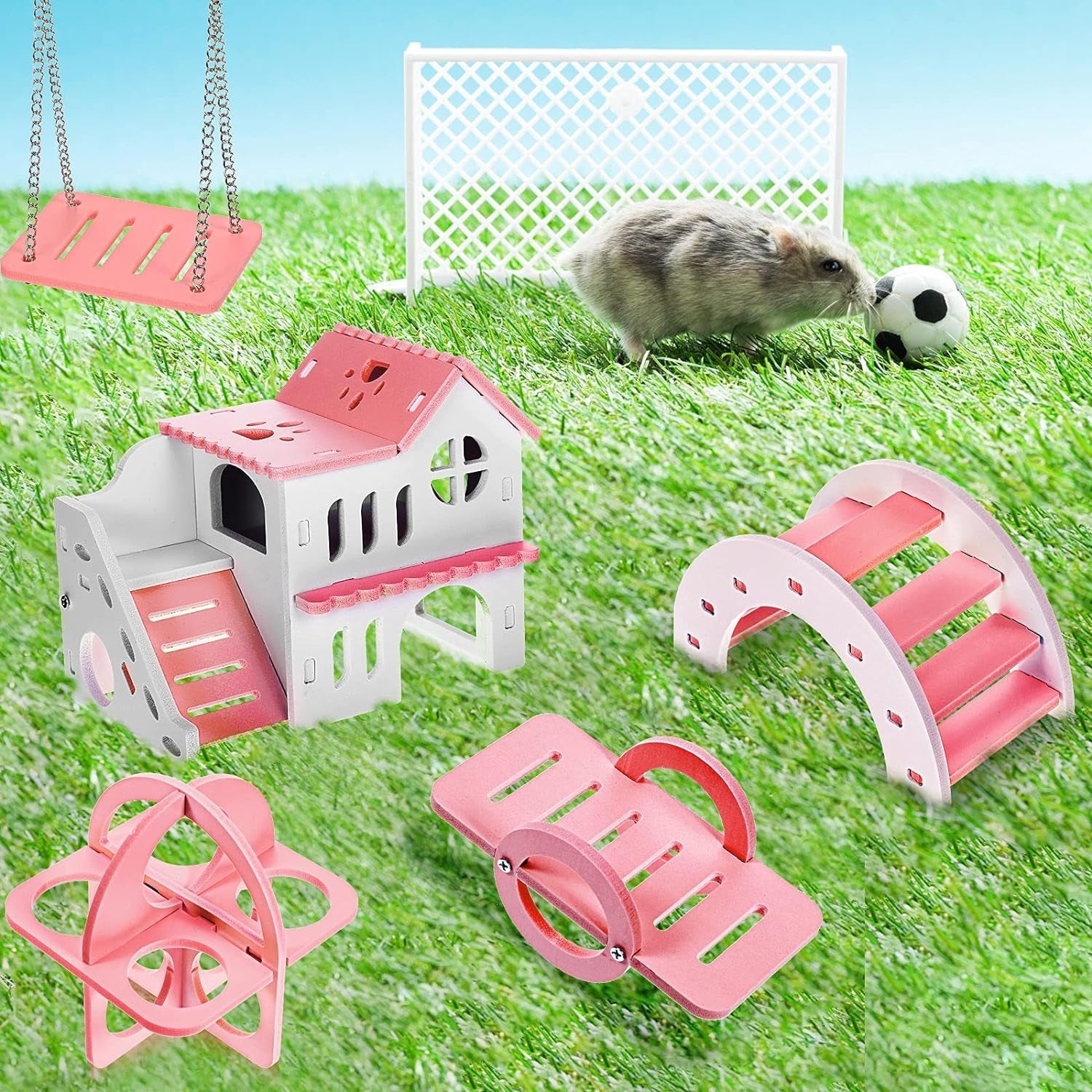 5 Pieces Hamster Toys