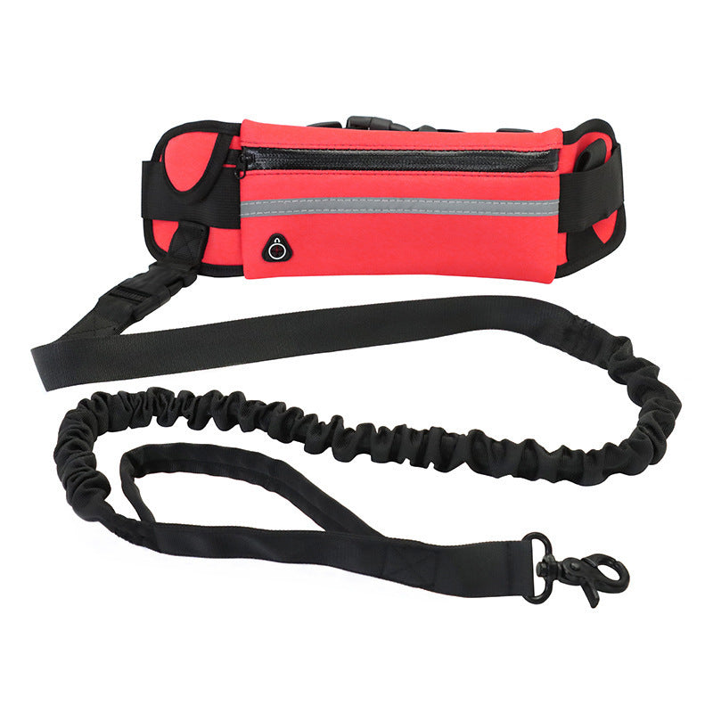 Hands-Free Dog Leash and Training Belt with Bungee