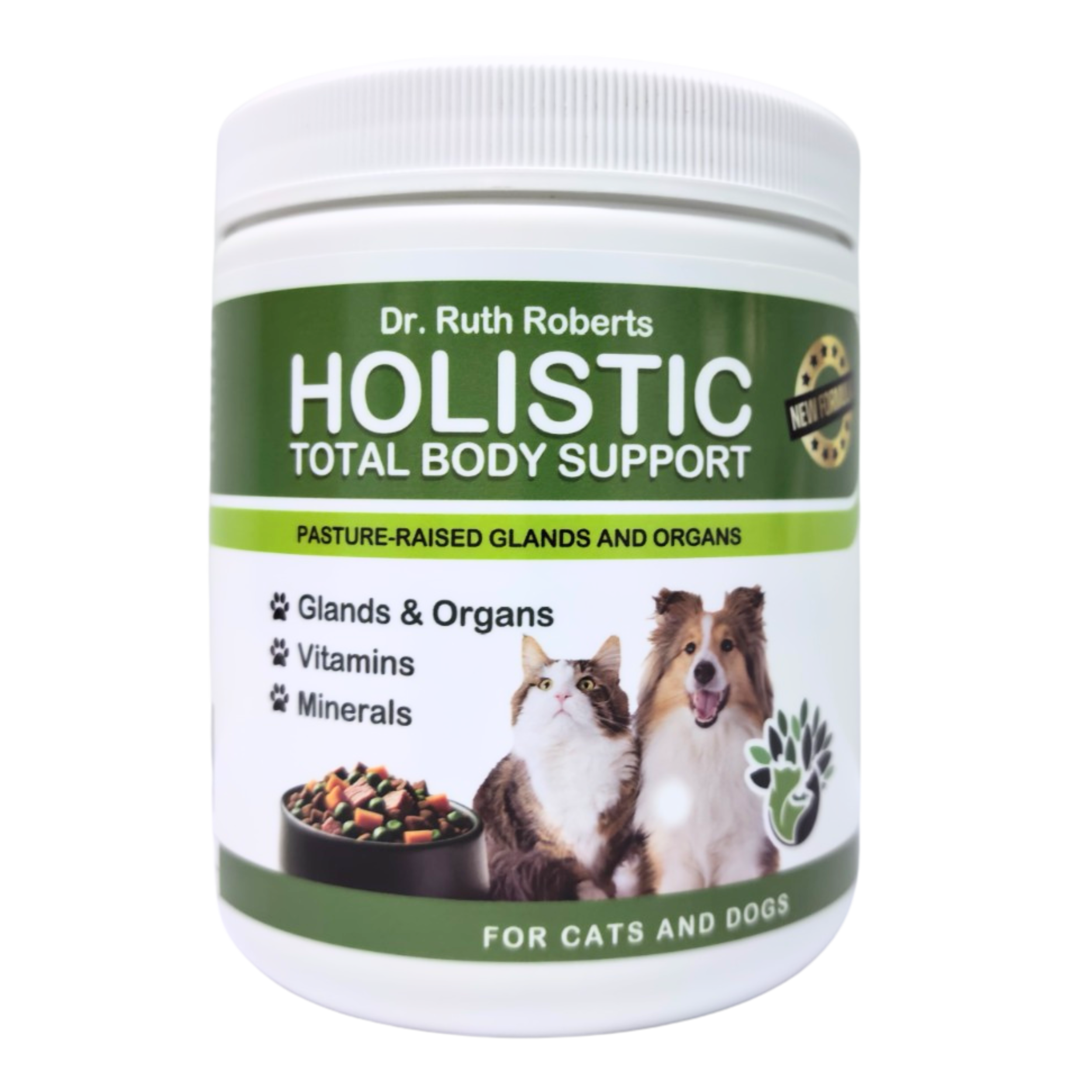 Holistic Total Body Support – Multivitamin for Dogs & Cats