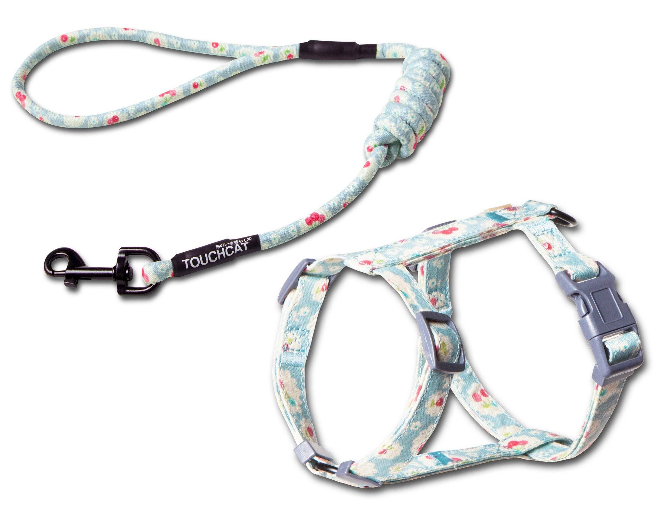 Touchcat 'Radi-Claw' Durable Cat Harness & Leash Combo